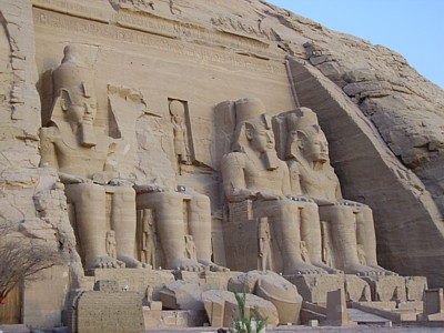 Templo de Ramses II en Aby Simbel, Egipto